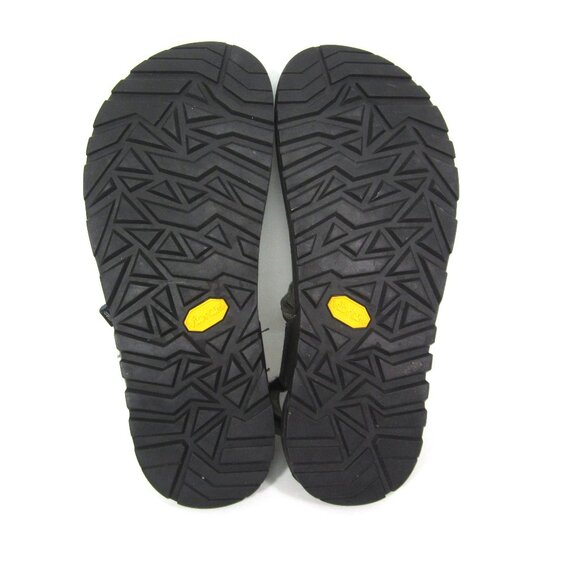 Bedrock EUC Womens 10 Mens 9 Cairn 3D Vibram XS Trek Evo Sole Sandals Gray Black